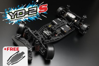 Yokomo YD-2S RWD stavebnice driftovacího podvozku, plastové šasi + uhlíkové šasi ZDARMA