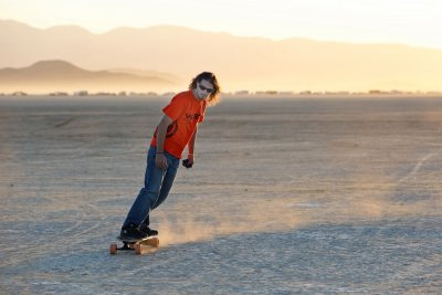 E-GO1: E-Longboard (oranžový)