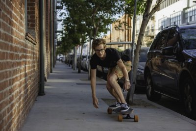 E-GO1: E-Longboard (oranžový)