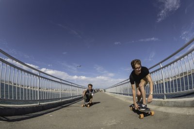 E-GO1: E-Longboard (oranžový)