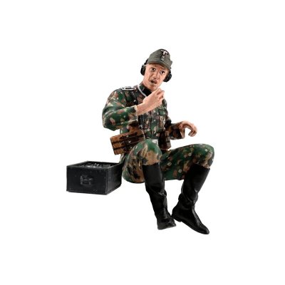 1/16 Schwimmwagen, obsluha vysílačky, ručně malovaný, 1 ks. (vícebarevná kamufláž)