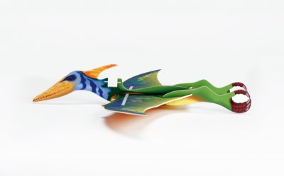 Vector Pteranodon, zelený