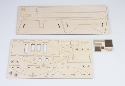 CNC díly M,N - Seenotrettungskreuzer BERNHARD GRUBEN