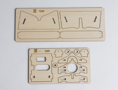 CNC díly M,N pro model Johann Fidi