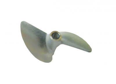 Závodní alu lodní šroub 2 listý, pravý, 45,0mm/M4