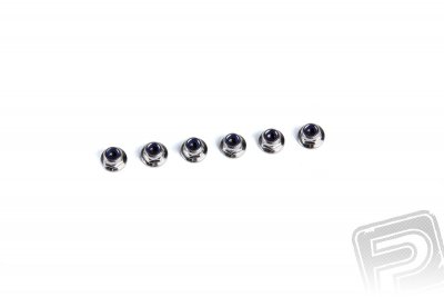 Samojistná matice M3, 6 ks.