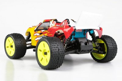 Himoto Truggy 1/16 RTR 2,4GHz - červená