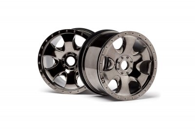 Warlock disky - Černý chrom (83x56mm) 2ks