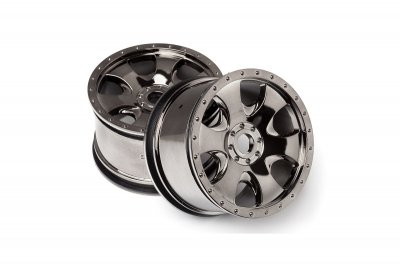 Warlock disky - Černý chrom (83x56mm) 2ks