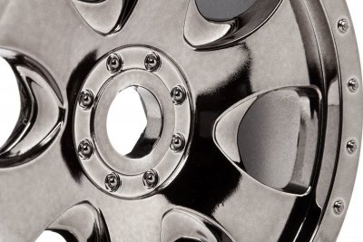 Warlock disky - Černý chrom (83x56mm) 2ks