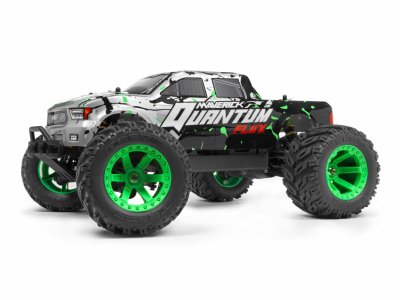 Quantum MT Flux 80A 1/10 4WD Monster Truck - Stříbrný