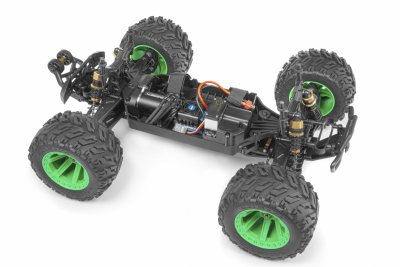 Quantum MT Flux 80A 1/10 4WD Monster Truck - Stříbrný