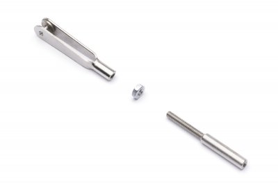Vidlička kovová M2 s ocelovou spojkou 1,2mm 100ks