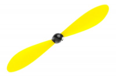 Vrtule včetně kuželu 125 x 110mm / 4,9 x 4,3 - žlutá, 1 ks.