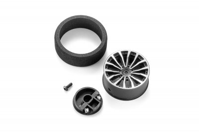 Hliníkový volant 2 černý