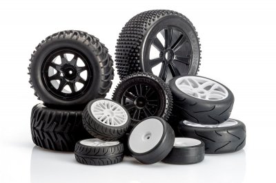 VTEC Kamikaze 10 Nalepené, přední - 1/10 Truggy J-směs, 2 ks.