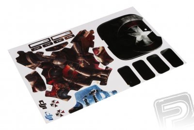 Samolepka na Phantom 3 (PRO/ADV) - vzor 4 (komiks)