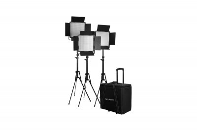Kit Nanlite 3 light kit 600CSA w/Trolley Case &amp; Light Stand