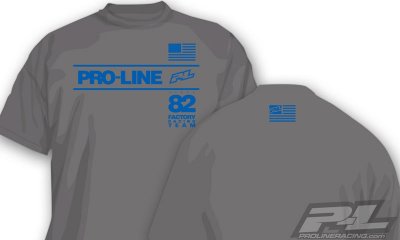 Pro-Line Factory Team tričko šedé - vel."XXL"