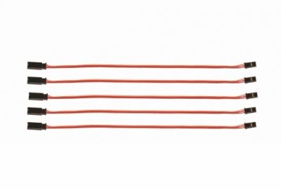 Prodlužovací kabel 200mm JR 0,3qmm silný, zlacené kontakty, 5ks. (PVC)