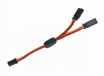 Y-kabel 150mm JR 0,3qmm silný, zlacené kontakty (PVC)