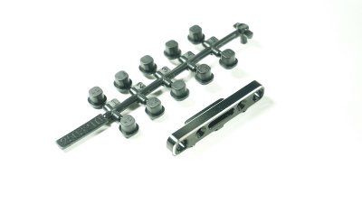 SWORKz T7075 hliníkový zadní, spodní držák ramen včetně pl. vložek, 1+10 ks.