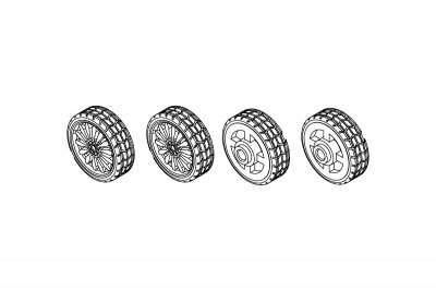 Turbo Racing kola C71 4ks