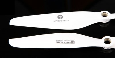 Carbon vrtule 9x3 Antigravity pro DJI Phantom/450/550 bílá (1 pár)