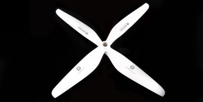 Carbon vrtule 9x3 Antigravity pro DJI Phantom/450/550 bílá (1 pár)