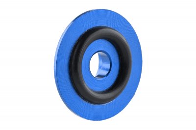 Kovová podložka s O-kroužkem, 3mm, Modrá (10ks)