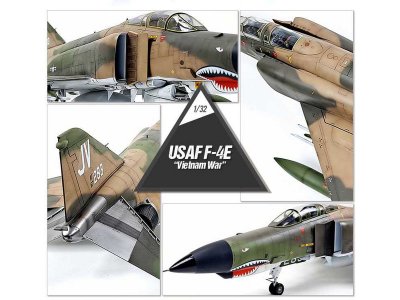 Academy McDonell F-4E USAF Vietnam War (1:32)