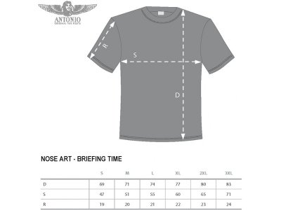 Antonio pánské tričko Briefing Time M