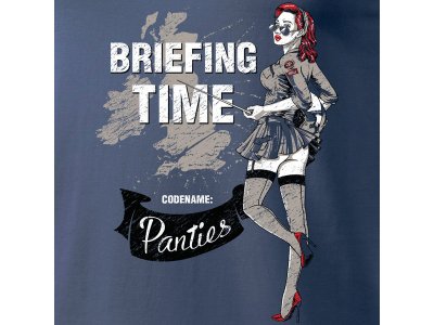 Antonio pánské tričko Briefing Time XXL