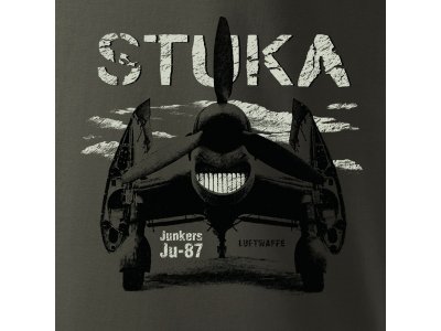 Antonio pánské tričko Junkers Ju-87 Stuka XL
