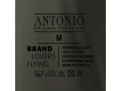 Antonio pánské tričko Junkers Ju-87 Stuka XL
