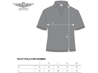 Antonio dámská polokošile Pilot černá XL