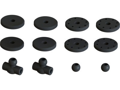 Arrma tlumič 16x106mm s olejem 2000cSt (2)