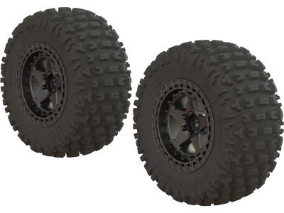 Arrma kolo 2.2/3.0" SC Gun Metal, pneu dBoots Fortress (2)