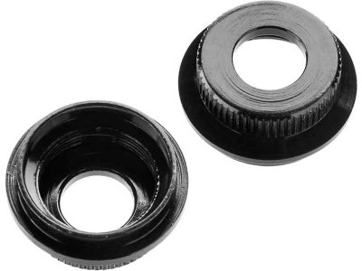 Arrma krytka tlumiče spodní hliník černá (2)