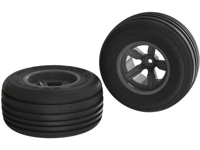 Arrma kolo přední Dirtrunner ST černé (2)