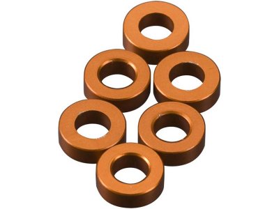 Axial vložka 2x6mm oranžová (6)
