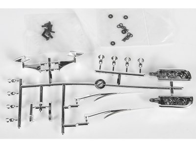 Axial díly karosérie chrom: SCX 10 1967 Chevrolet C/10