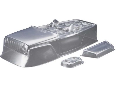 Axial karosérie nenabarvená: Jeep Wrangler Race