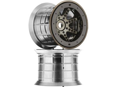 Axial disk kola s beadlock, 17mm černý chrom (2)