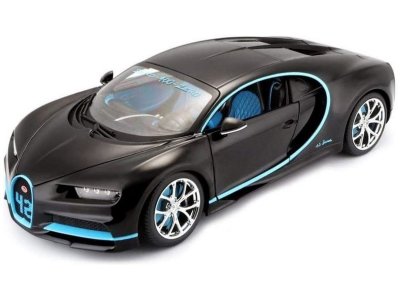 Bburago Plus Bugatti Chiron 1:18 černá