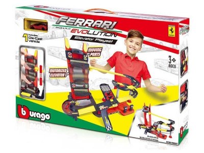 Bburago Ferrari Evolution Elevator Playset
