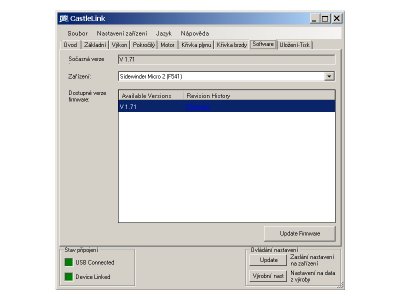 Castle motor 0808 8200ot/V, reg. Sidewinder Micro 2
