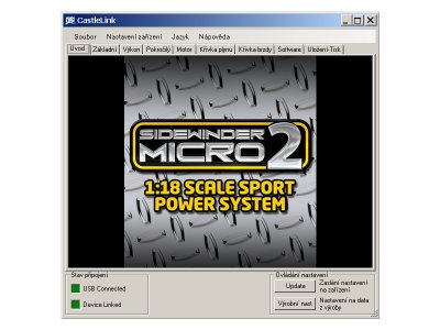 Castle motor 0808 8200ot/V, reg. Sidewinder Micro 2