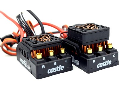 Castle motor 1410 3800ot/V 3.17mm senzored, reg. Copperhead