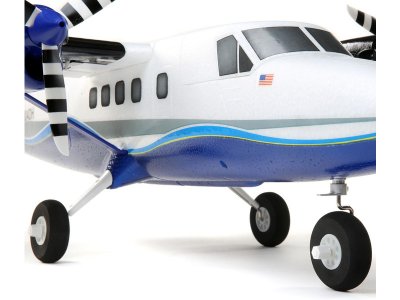 E-flite Twin Otter 1.2m SAFE Select BNF Basic, plováky